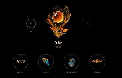 英雄联盟赛季皮肤需要荣誉等级吗