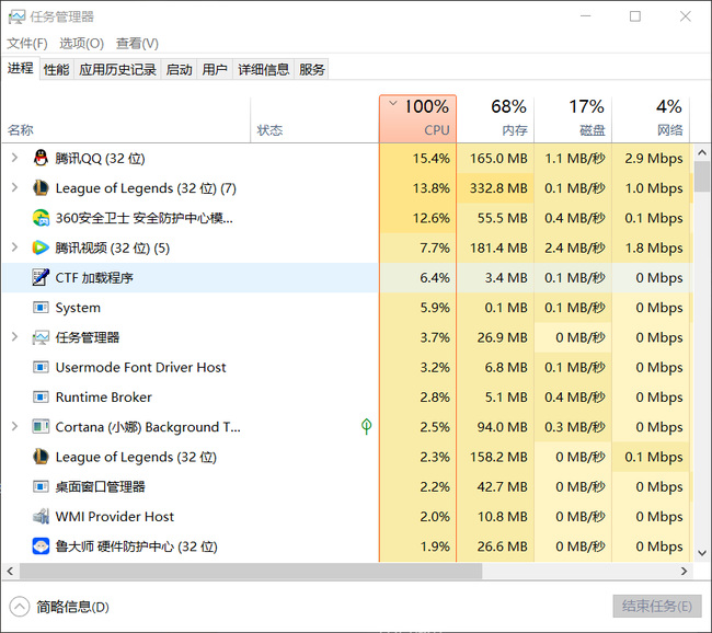英雄联盟帧数不稳定一会高一会低