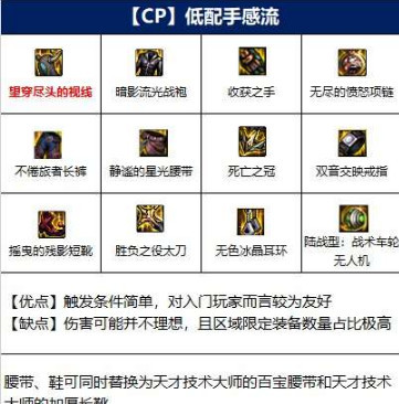 DNF110级版本剑影装备怎么搭配