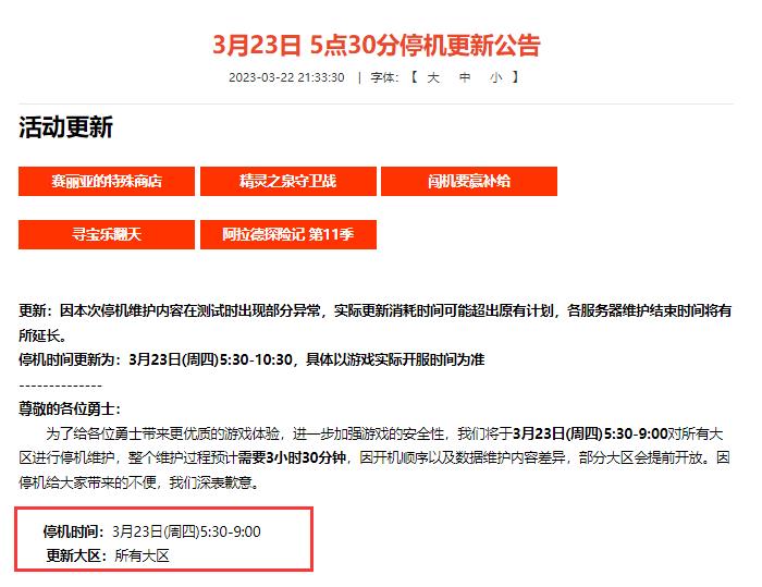 地下城与勇士每周四都更新吗