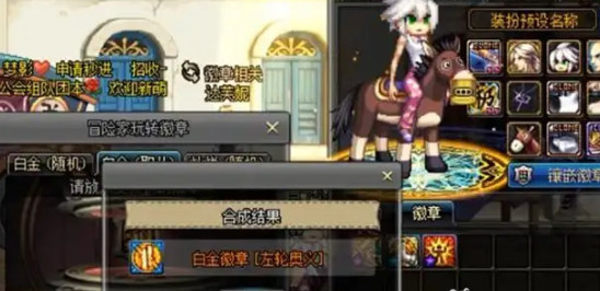 dnf110级版本漫游白金徽章选什么