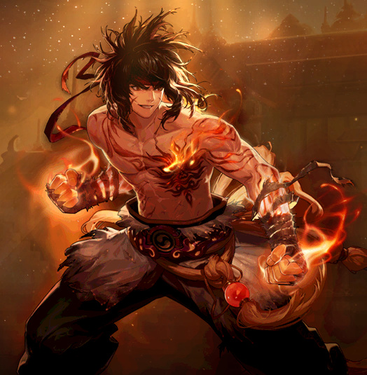 地下城与勇士男散打带什么武器