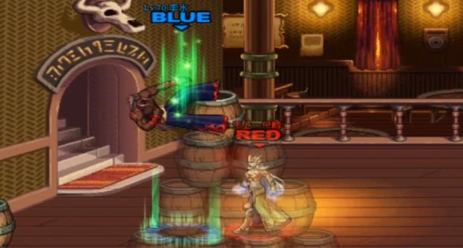 地下城与勇士女柔道怎么打蓝拳