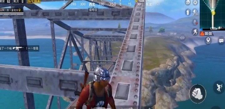 吃鸡桥顶怎么上去_如何攀登和平精英中的吃鸡桥顶