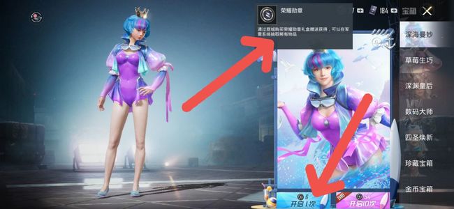 和平精英手游的荣誉勋章有什么用