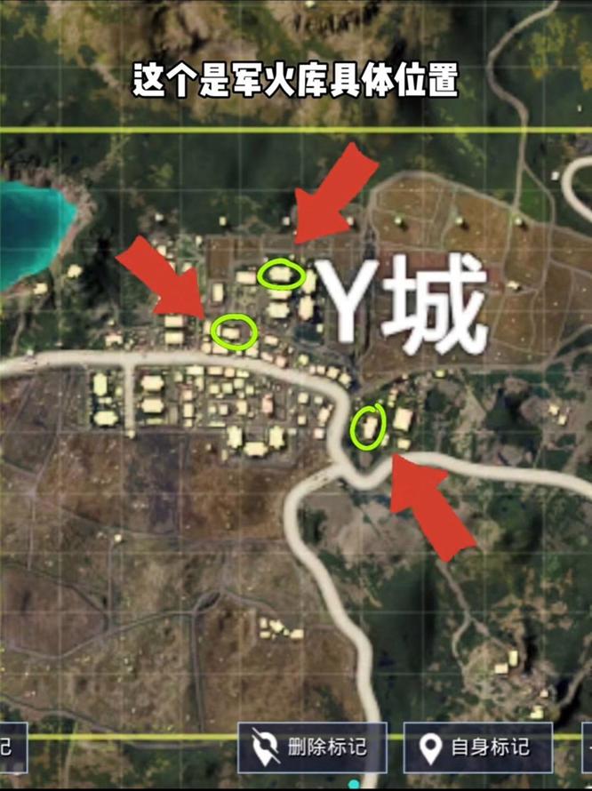 和平精英手游y城军火库在哪