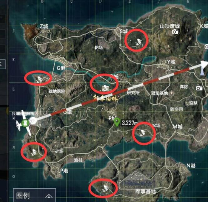 和平精英手游鲤鱼滑翔机在哪里