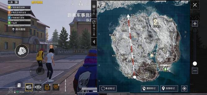 和平精英手游极寒模式空投洞在哪里