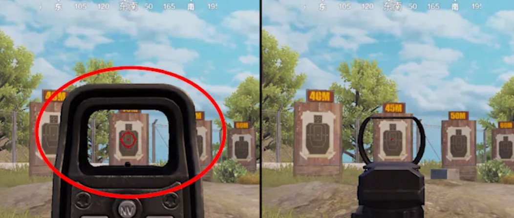 和平精英手游全息瞄准镜和红点瞄准镜的区别是什么