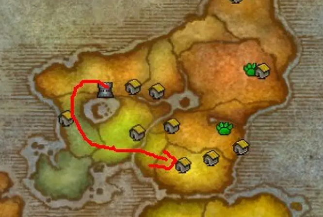 wow阿拉希盆地战场怎么去