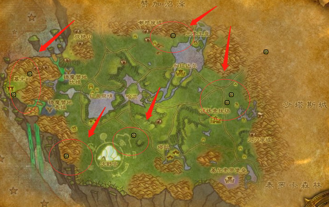 魔兽世界氪金矿石哪个地图最多