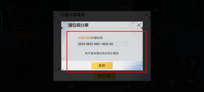 吃鸡键位码怎么复制_如何复制和平精英的键位码