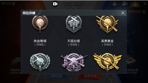 和平精英手游青铜和星钻能一起玩吗