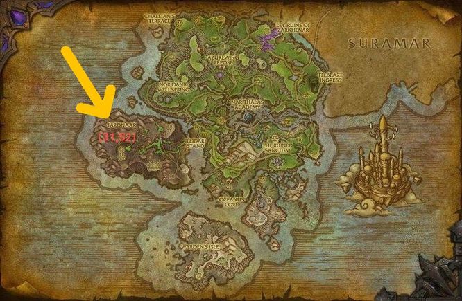 魔兽世界缠结传说在哪