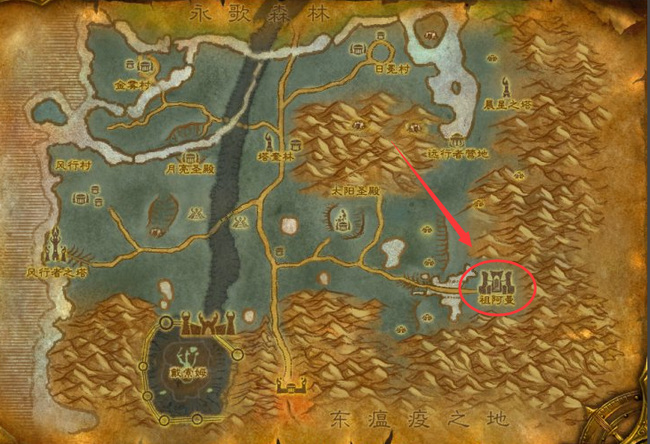 wowtbc祖阿曼在哪