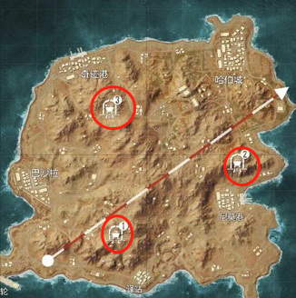 和平精英手游黄金岛矿洞位置在哪