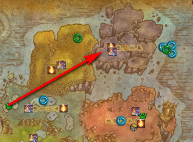 wow日怒弓箭手位置在哪