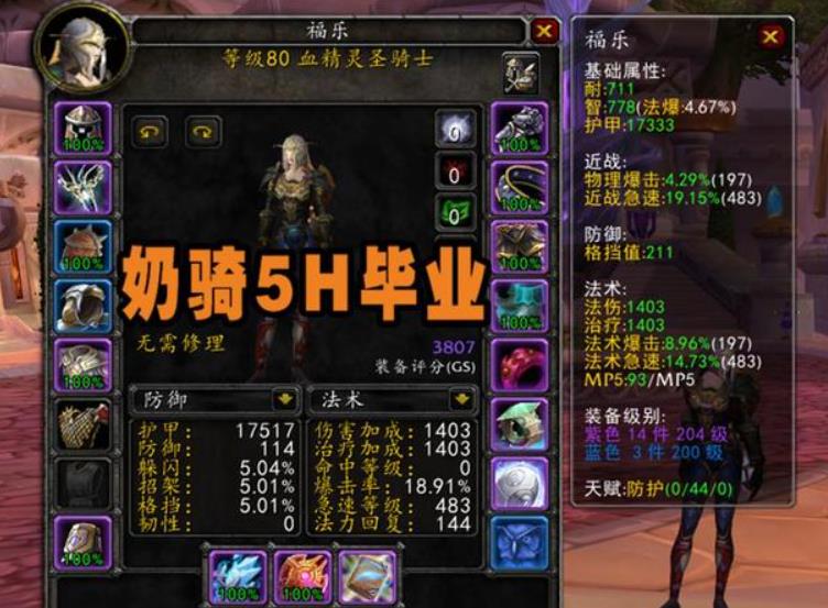 wow奶萨和奶骑哪个简单