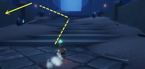 光遇手游秘密基地顶楼怎么去