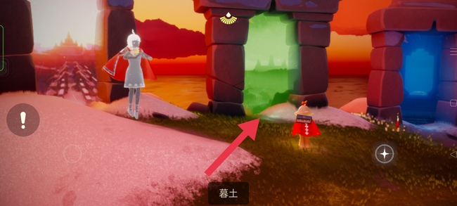 光遇手游中的边陲荒漠在哪