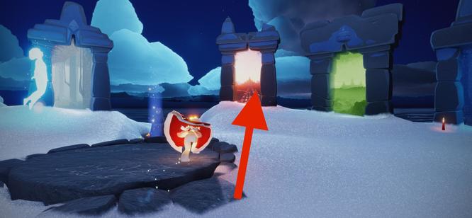 光遇手游圆梦村雪人在哪