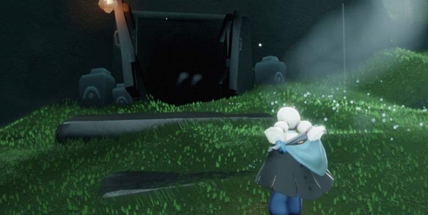 光遇手游神庙旁的小先锋在哪