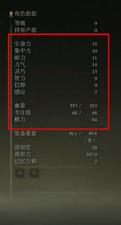 老头环加点对应属性是什么_重建迷失之城探索艾尔登法环所对应的属性