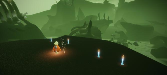 光遇手游的巨兽荒原冥想在哪_光遇游戏巨兽荒原冥想之初见奇触