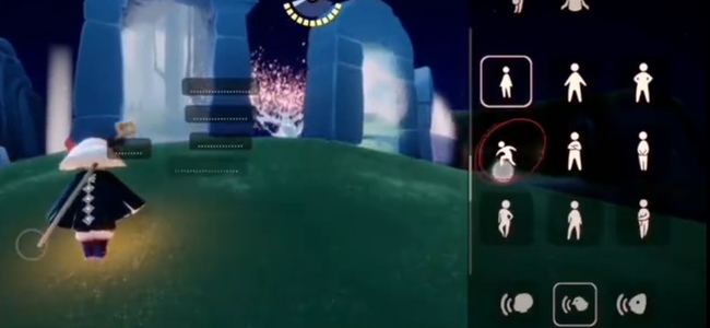 光遇手游怎么蹲地