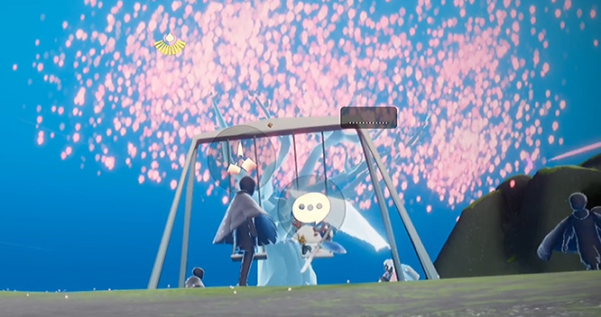 光遇手游表演季怎么在樱花树下挂机