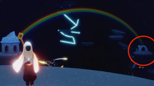 光遇手游静阁彩虹在哪_光遇手游寻找静阁中的彩虹