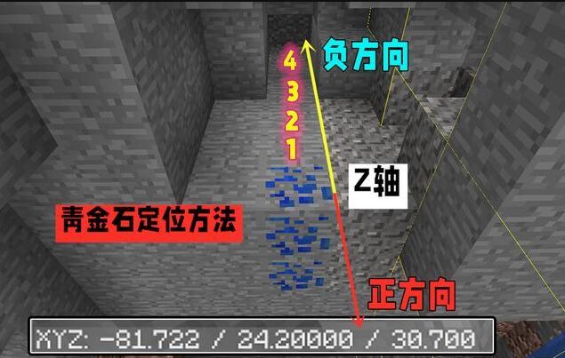 mc我的世界青金石定位法是什么