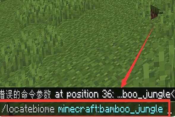 mc我的世界竹林坐标指令是什么