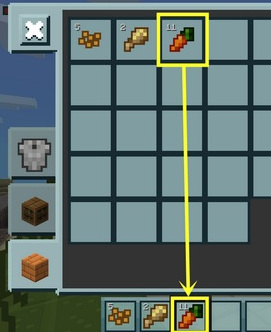 mc我的世界手机版怎么吃东西