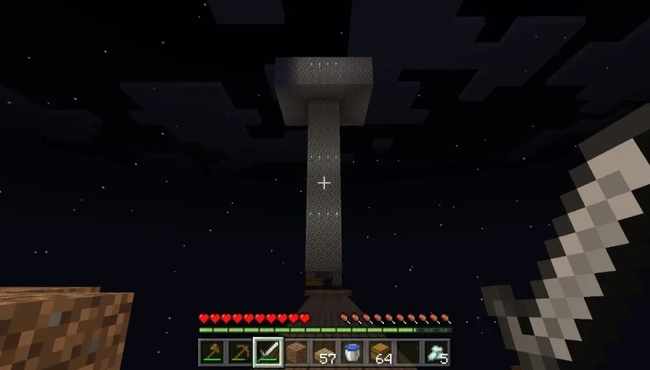 mc我的世界单方块空岛生存怎么操作_单方块空岛生存操作详解