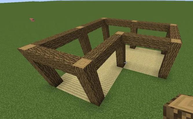 mc我的世界二人生存小别墅怎么做_两人在我的世界中打造小别墅