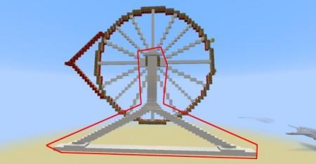 mc我的世界摩天轮怎么做