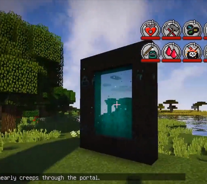 mc我的世界虚无世界传送门怎么搭建_如何在我的世界搭建虚无世界的传送门