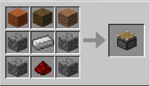 装置黏性活塞的合成配方是什么需要搭配合成示意图_我的世界中黏性活塞的合成配方及示意图。