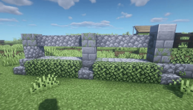 mc我的世界石头围墙怎么做_如何在我的世界中建造石头围墙