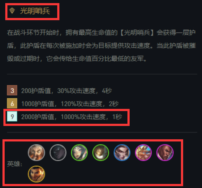 云顶9光明哨兵阵容怎么搭配