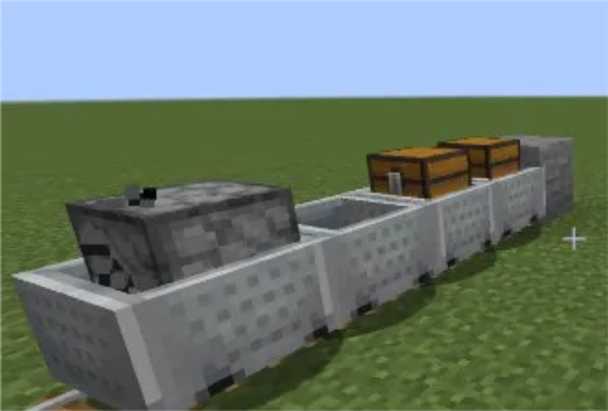 mc我的世界的矿车怎么连起来