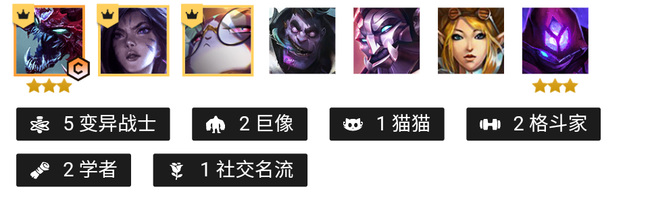 云顶变异战士阵容怎么玩