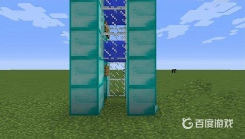mc我的世界电梯怎么做垂直水电梯_我的世界制作垂直水电梯的方法