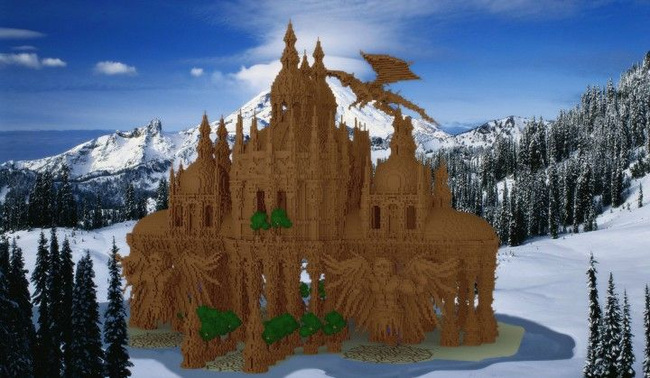 mc我的世界里有哪些奇葩的建筑