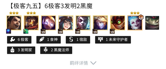 云顶极客95阵容什么意思