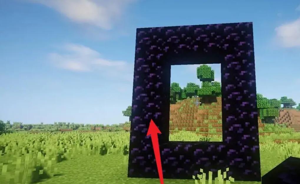 在mc我的世界里下界传颂门如何做