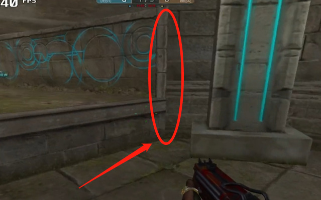 cf穿越火线朝歌遗迹怎么卡狗洞站立