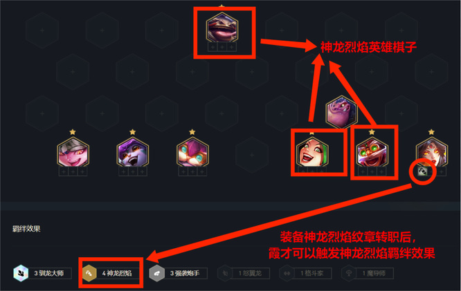 云顶霞能触发神龙烈焰吗_云顶之弈霞能否触发神龙烈焰