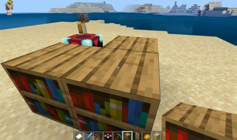 mc我的世界高级附魔台怎么摆书架_如何在我的世界中摆放高级附魔台和书架